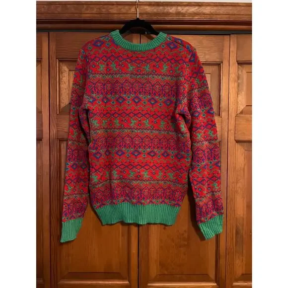 American Stitch Men's Three Kings Dinosaur Ugly Christmas Sweater Pullover SZ M - Picture 7 of 10